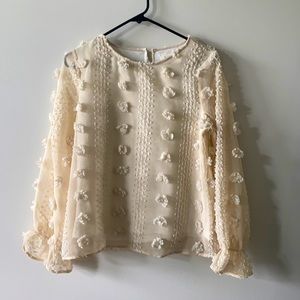 Long Sleeve Ruffle Blouse